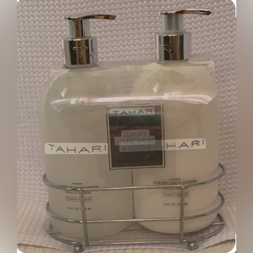 TAHARI Luxury Hand Wash & Lotion Vanilla & Jasmine 32 FL OZ New Nordstrom’s - Picture 4 of 7